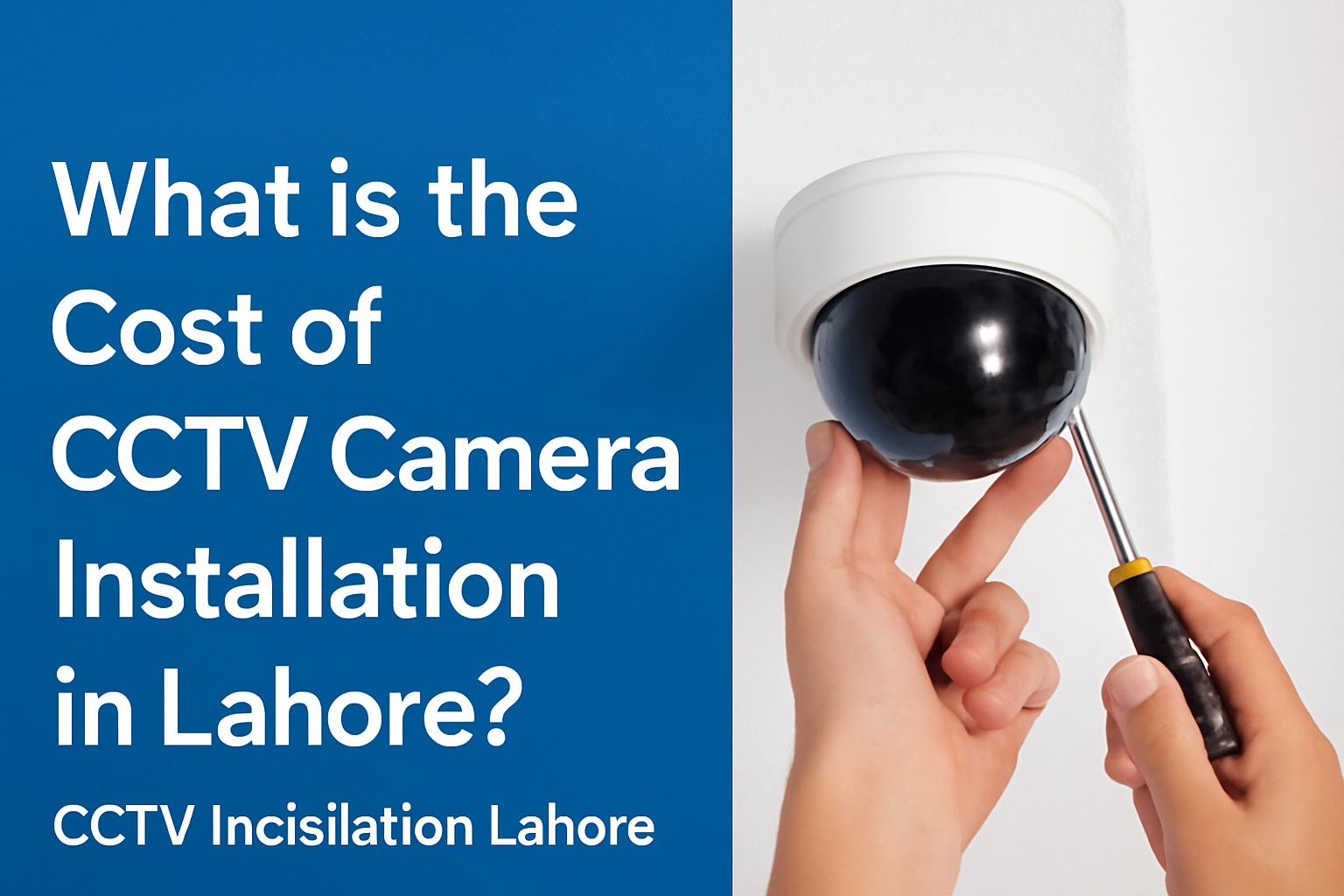 What is the Cost of CCTV Camera Installation in Lahore?