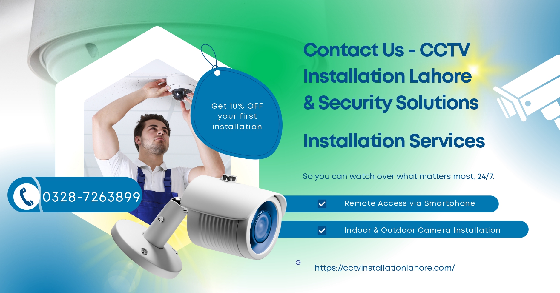 Contact Us - CCTV Installation Lahore & Security Solutions