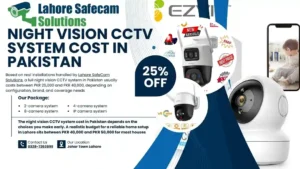 night vision CCTV system cost in Pakistan