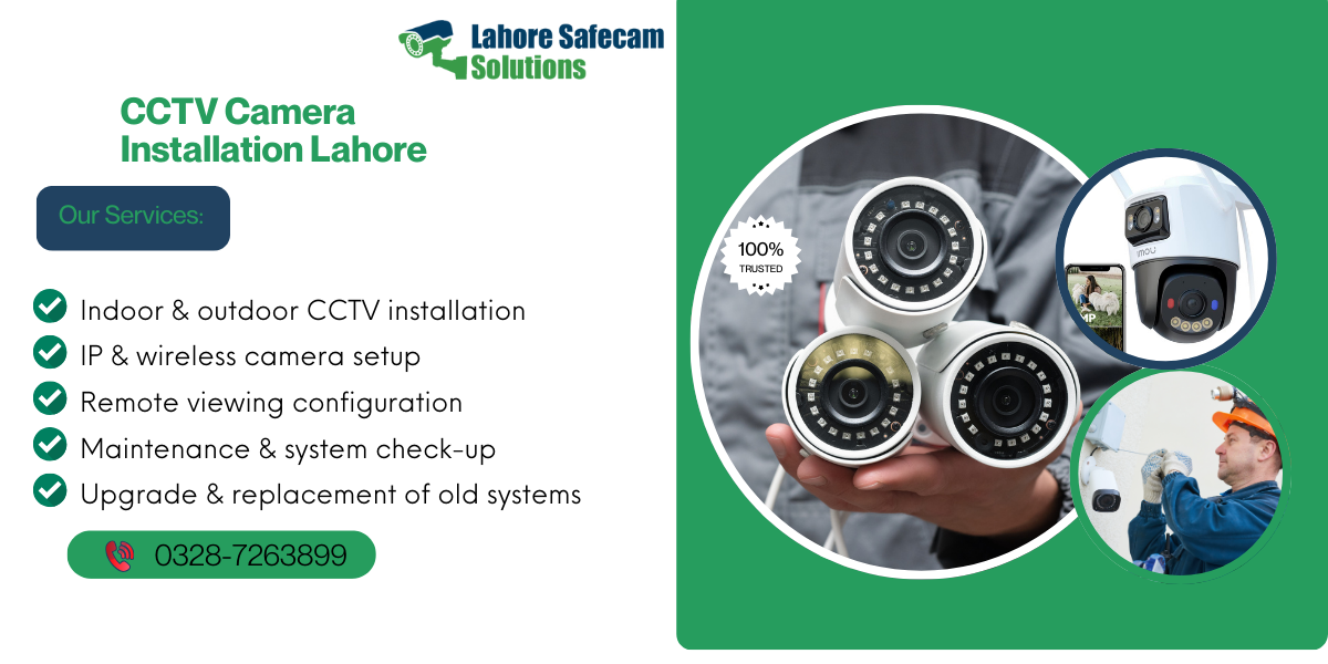 Does CCTV Security System Installation Take in Lahore