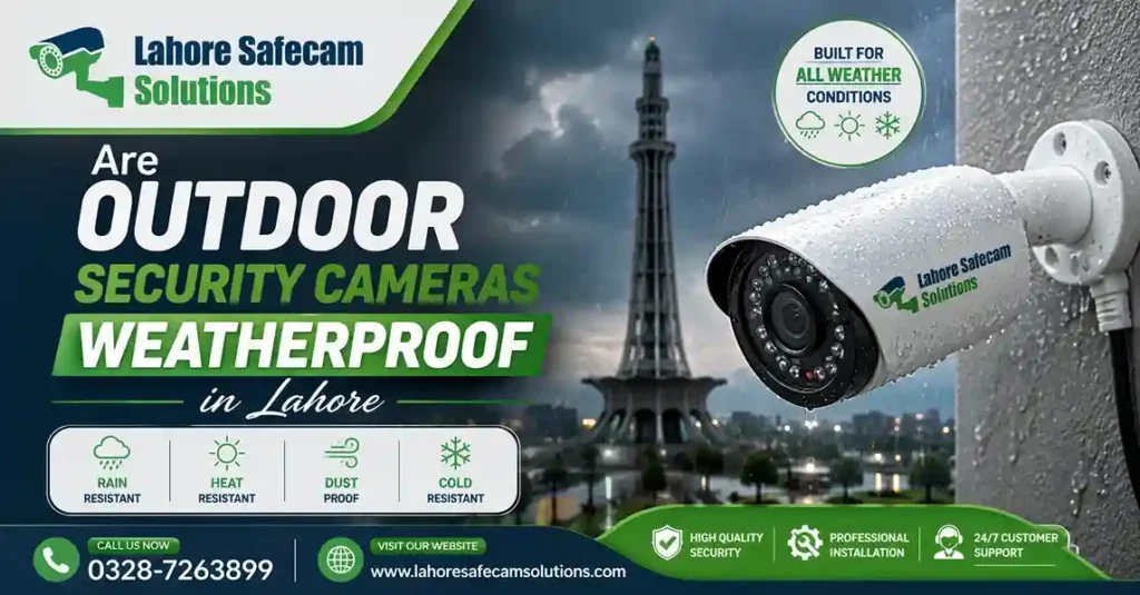 Are Outdoor Security Cameras Weatherproof in Lahore? Complete Guide 2026