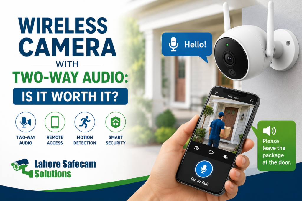 Wireless Cameras with Two-Way Audio