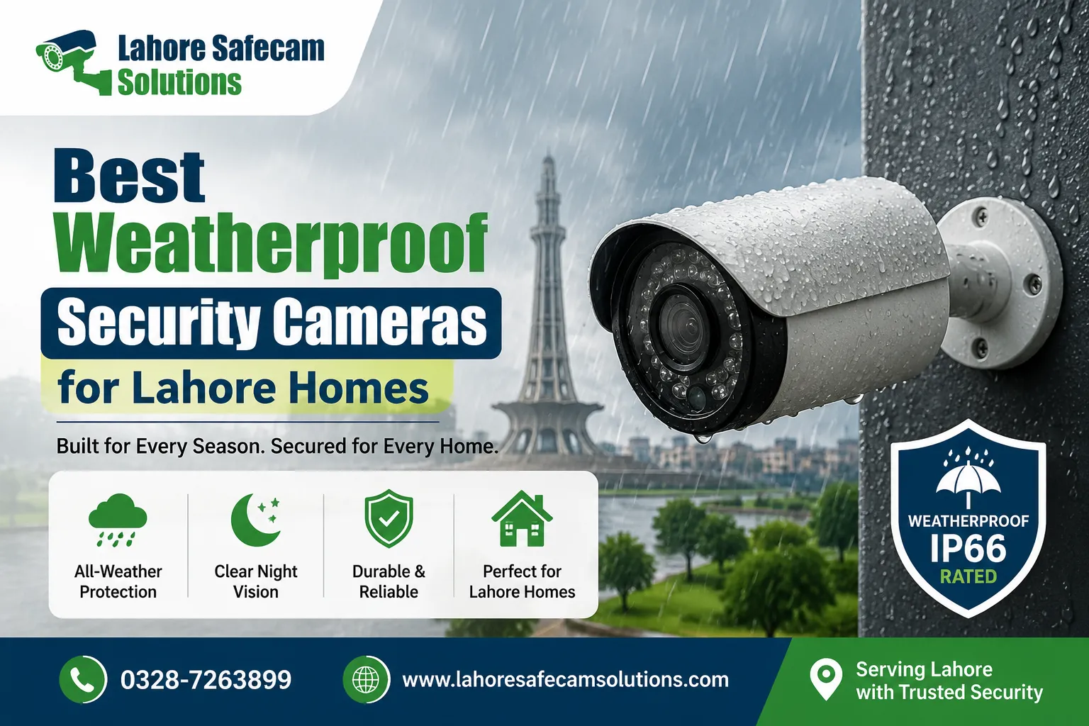 Best Weatherproof Security Cameras for Lahore Homes