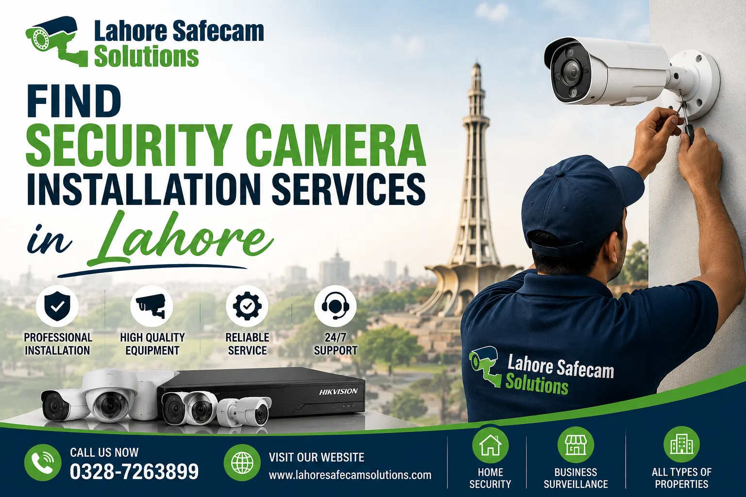 Security Camera Installation Services in Lahore