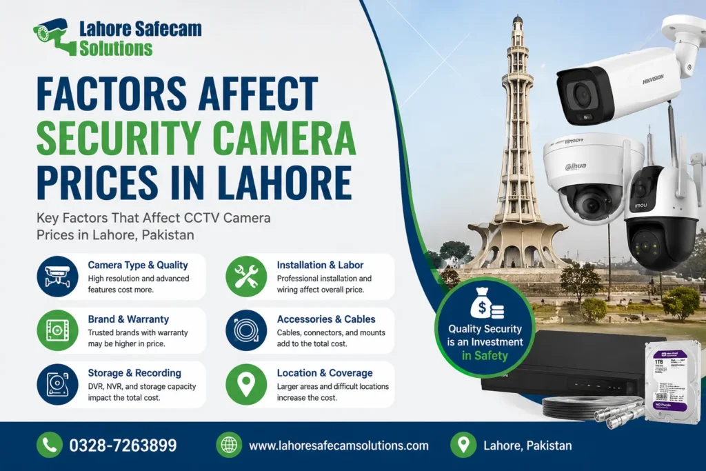 Security Camera Prices in Lahore: Key Cost Factors