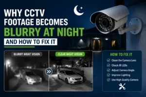 Blurry CCTV Footage at Night: Causes & Fixes