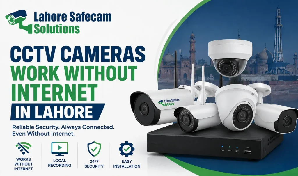 Can CCTV Cameras Work Without Internet in Lahore