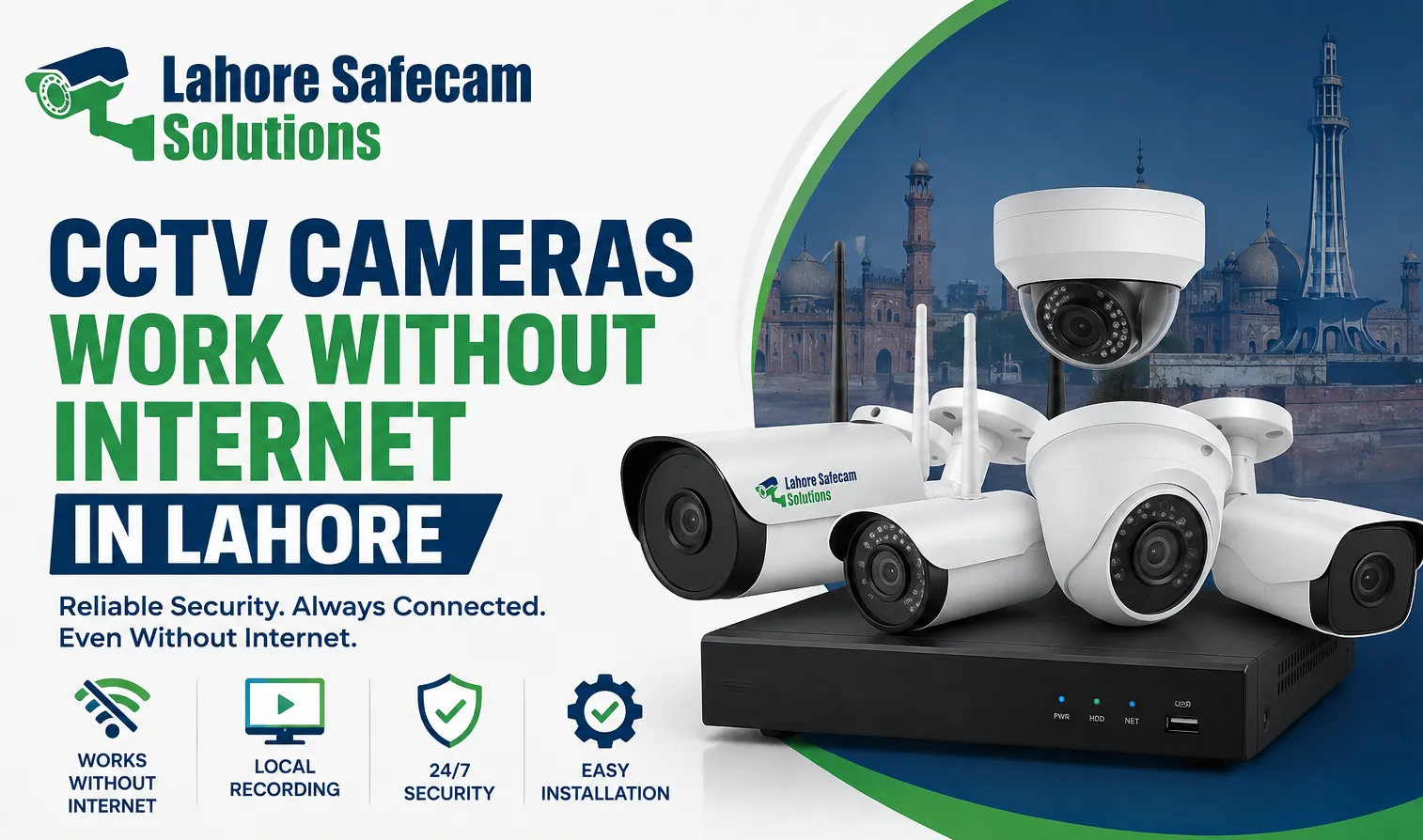 Can CCTV Cameras Work Without Internet in Lahore