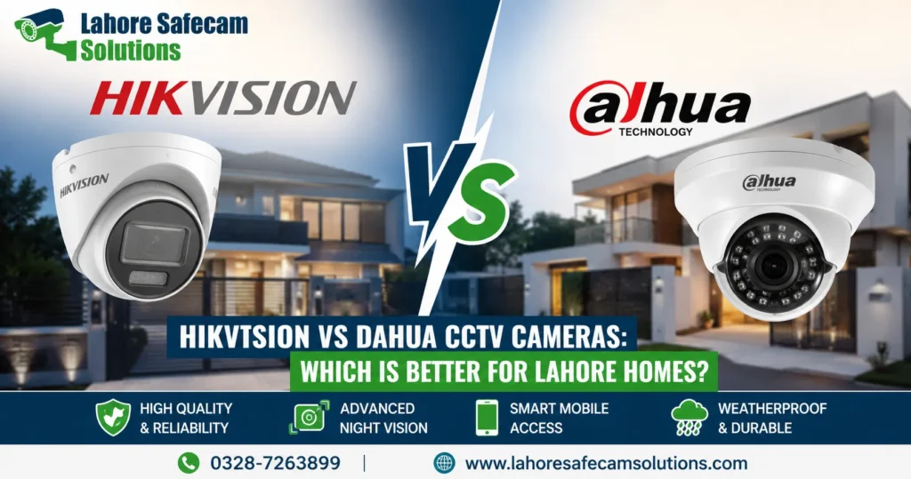 Hikvision vs Dahua CCTV Cameras for Lahore Homes