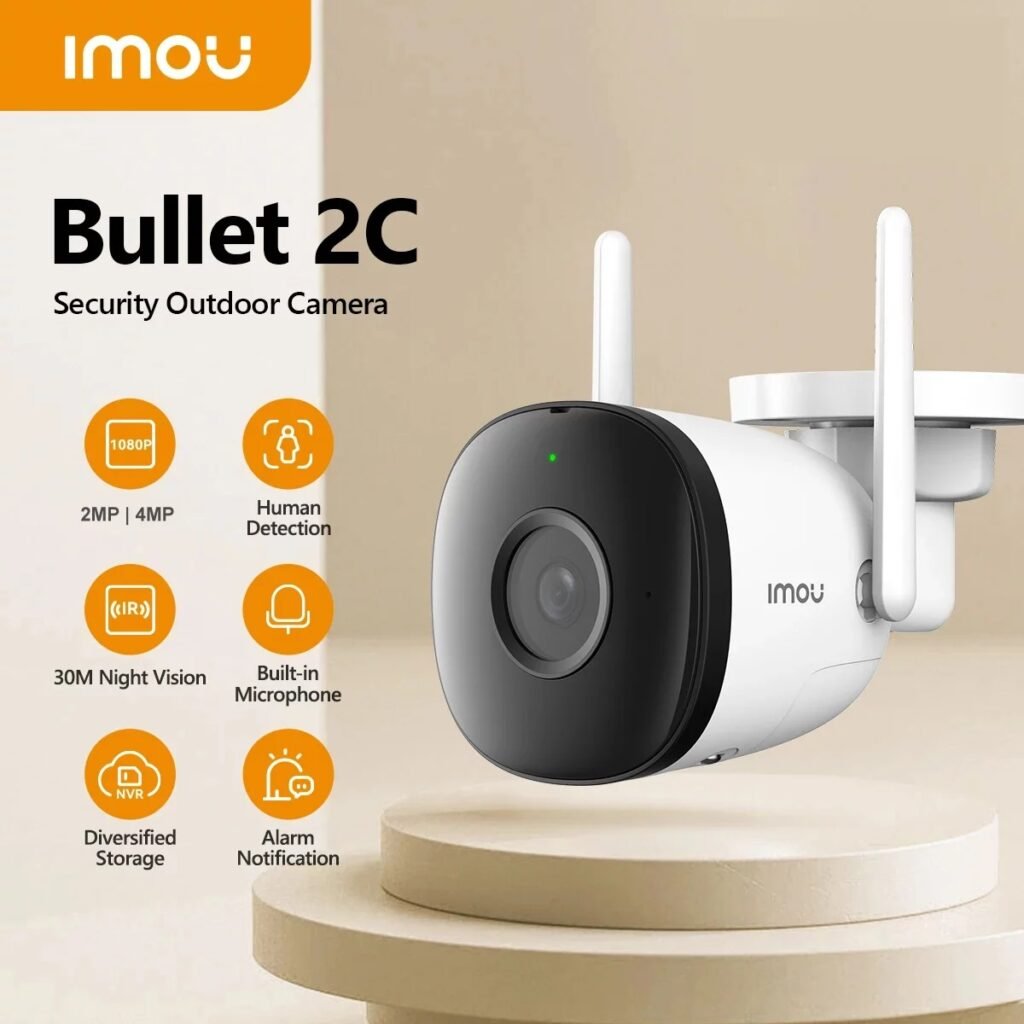 IMOU Bullet 2E – Smart Outdoor Wi-Fi CCTV Camera