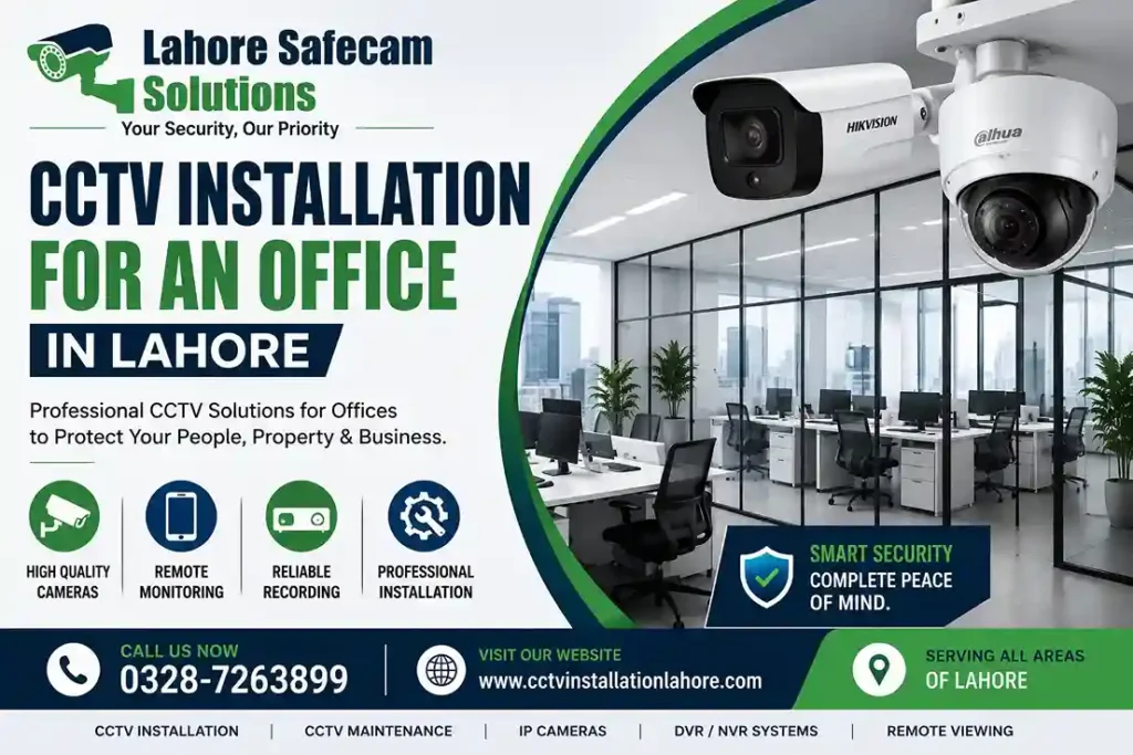 How to Plan CCTV Installation for an Office in Lahore