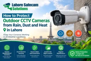 How to Protect Outdoor CCTV Cameras from Rain, Dust and Heat in Lahore